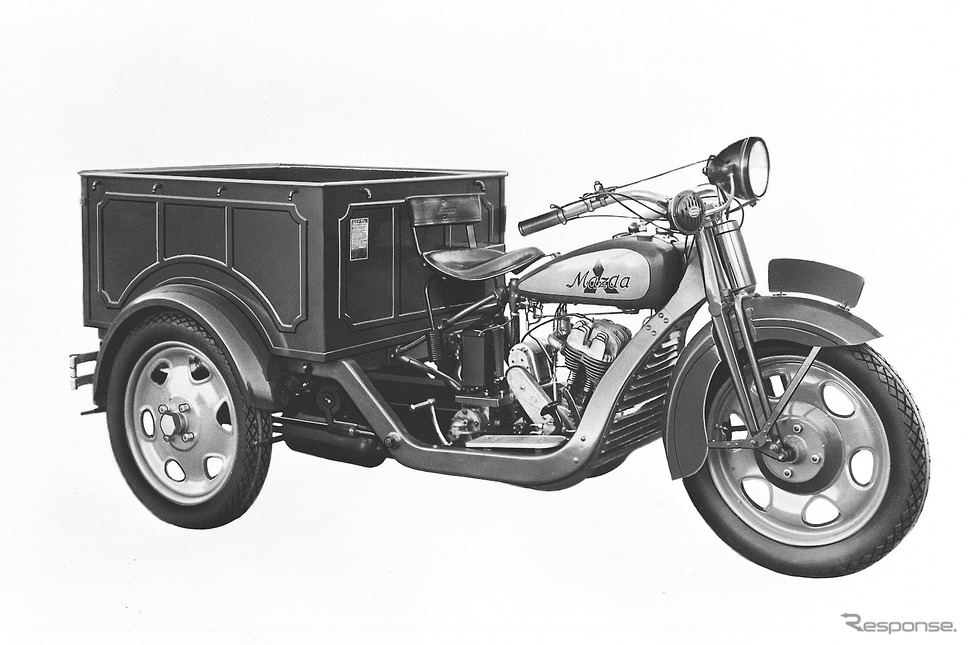 DA型三輪トラック（1931年発売）。マツダの第1号車《写真提供 マツダ》