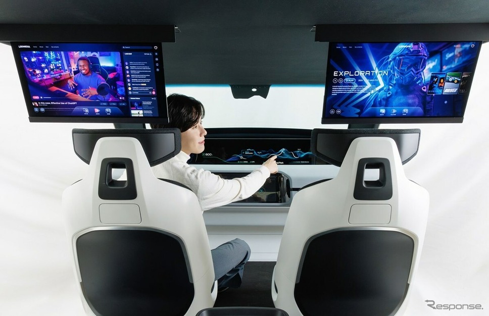 LGディスプレイの次世代の車載ディスプレイ《photo by LG Display》