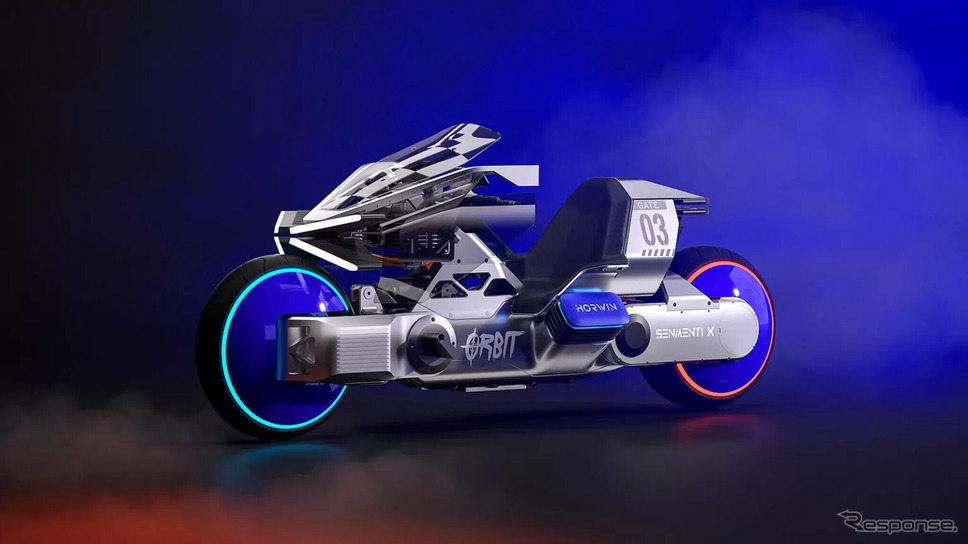 ホーウィンの電動モーターサイクル「SENMENTI」シリーズ《photo by HORWIN》