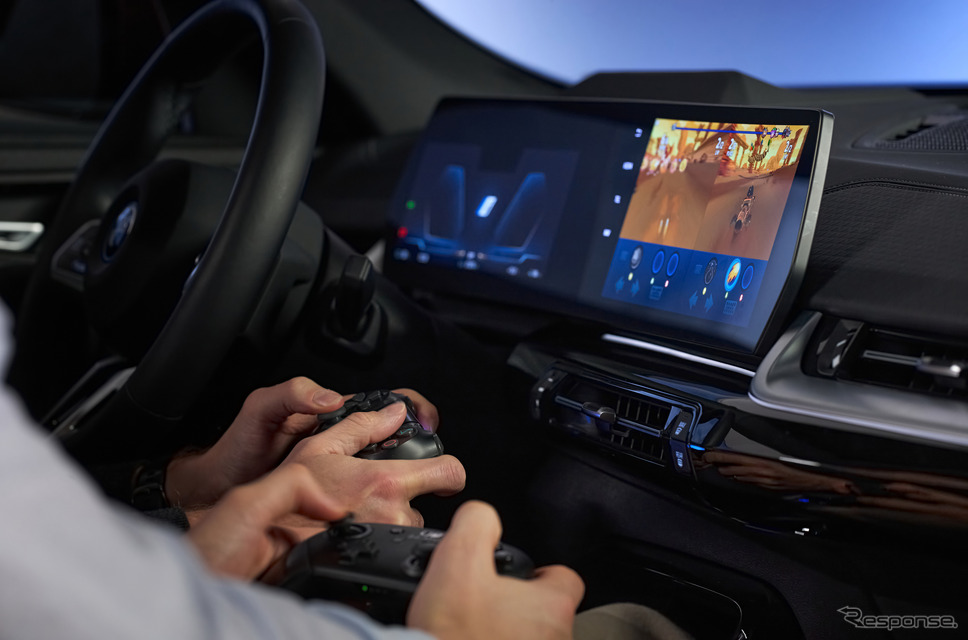 BMWの「OS9」搭載車で可能になる新しいゲーム体験《photo by BMW》