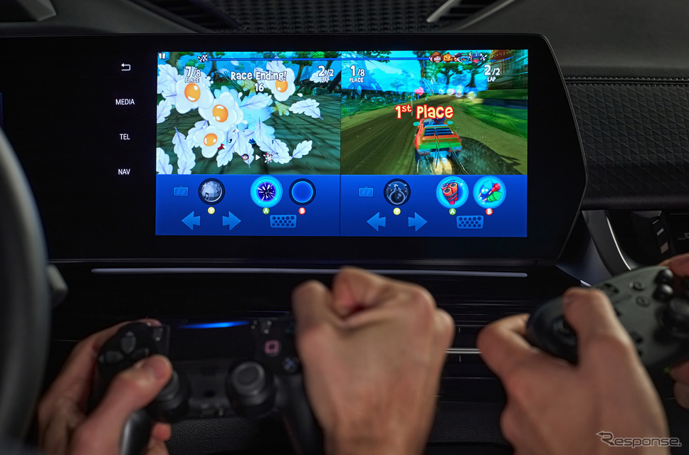 BMWの「OS9」搭載車で可能になる新しいゲーム体験《photo by BMW》