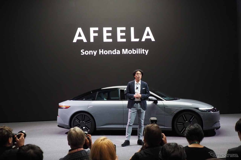 1月8日（現地時間）、CES 2024で発表となったソニー・ホンダモビリティ「AFEELA プロトタイプ」の最新版《写真撮影 会田肇》