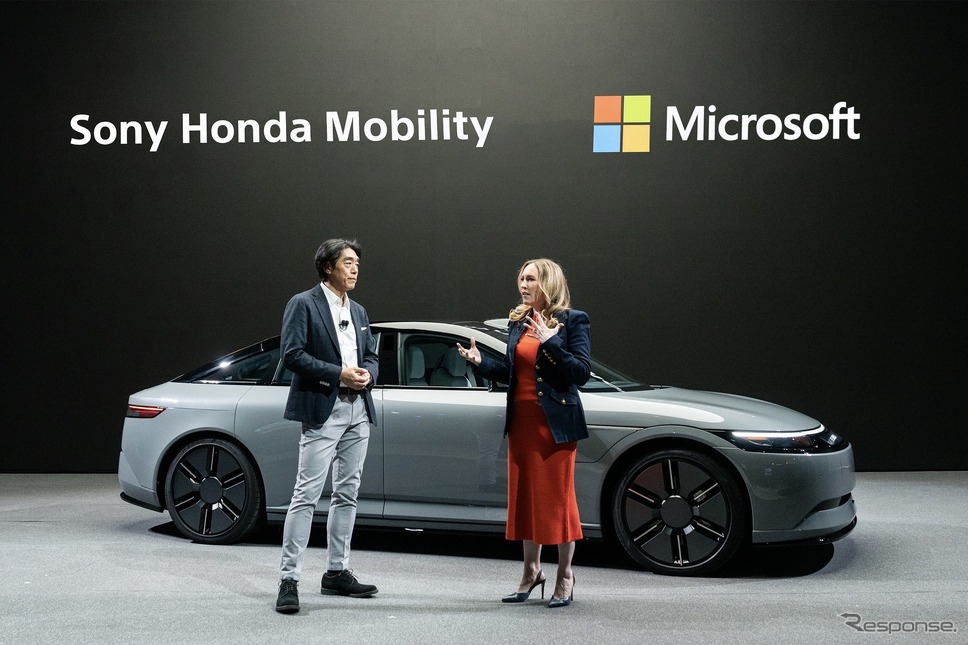 ソニー・ホンダモビリティがマイクロソフトと連携《写真提供 ソニー・ホンダモビリティ》