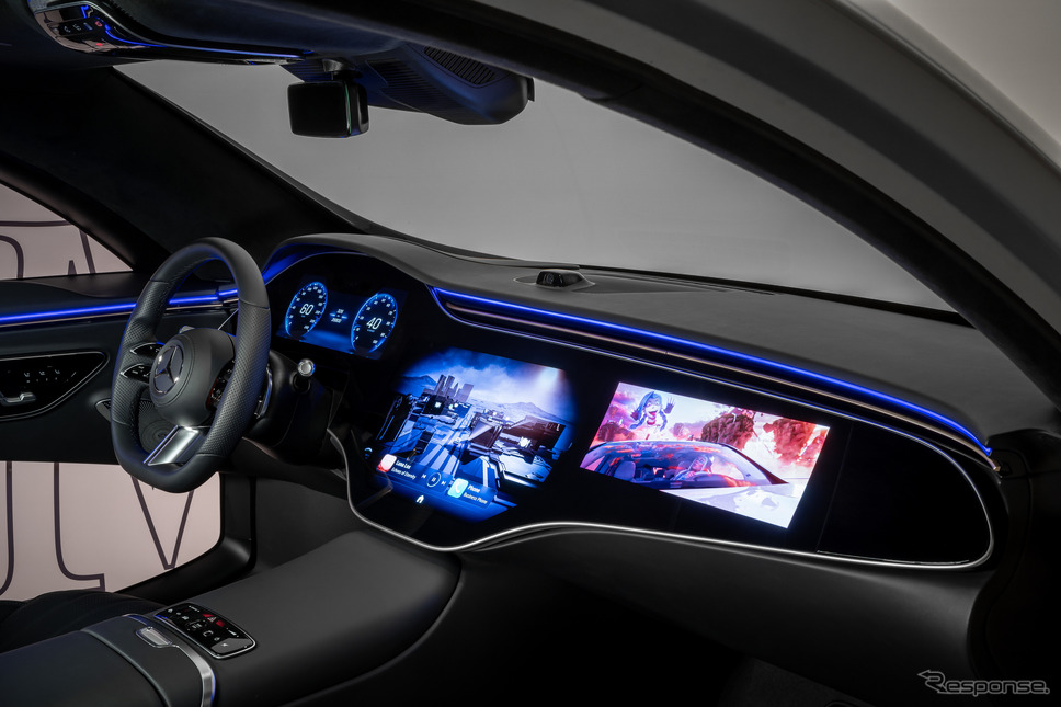 メルセデスベンツの次世代インフォテインメントシステム「MBUXバーチャルアシスタント」《photo by Mercedes-Benz》