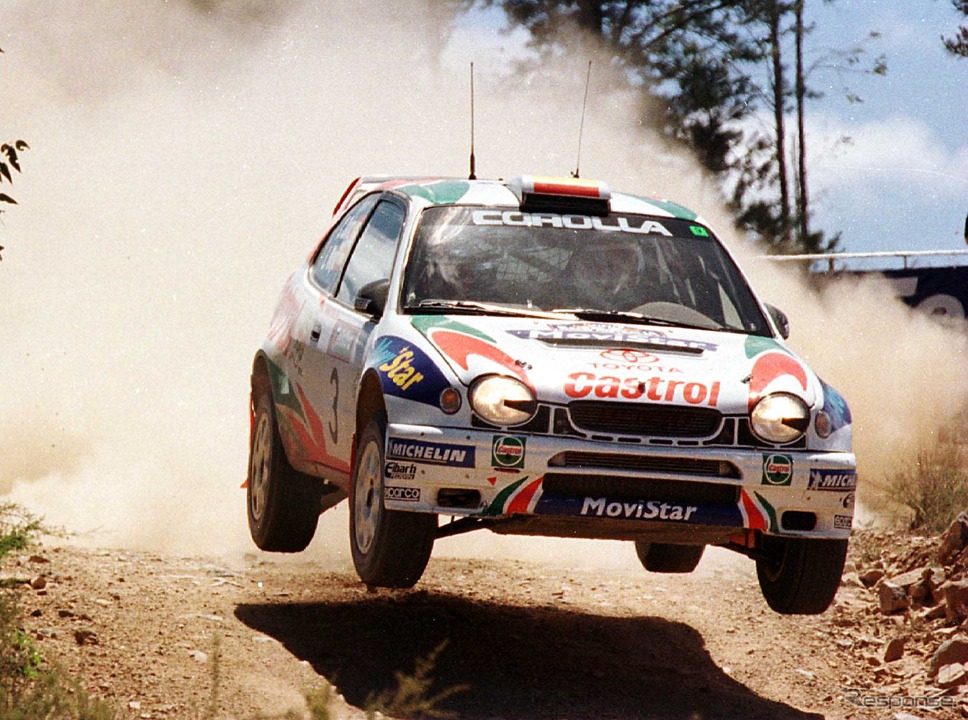 トヨタ・カローラ、1999年WRCオーストラリア・ラリー（サインツ）《Robert Cianflone/ALLSPORT/Getty Images Sport/ゲッティイメージズ》