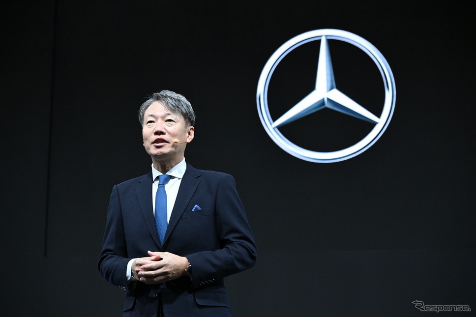 メルセデス・ベンツ日本 代表取締役兼CEOの上野金太郎氏《写真撮影 野口岳彦》