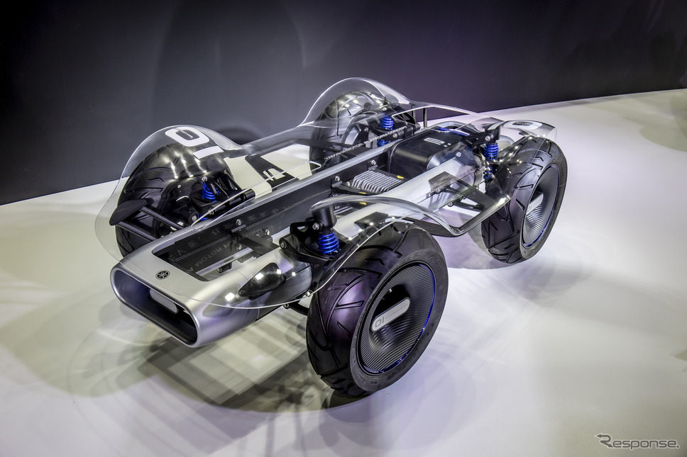 ヤマハ発動機の小型低速EVの汎用プラットフォーム「YAMAHA MOTOR PLATFORM CONCEPT」(東京オートサロン2024)《写真撮影 山内潤也》