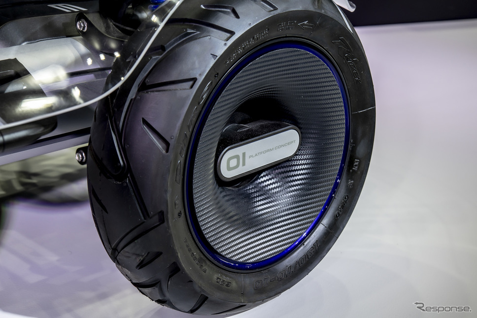 ヤマハ発動機の小型低速EVの汎用プラットフォーム「YAMAHA MOTOR PLATFORM CONCEPT」(東京オートサロン2024)《写真撮影 山内潤也》