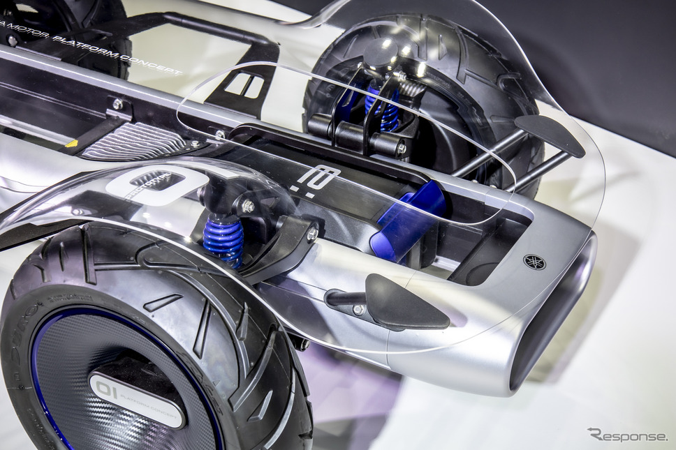 ヤマハ発動機の小型低速EVの汎用プラットフォーム「YAMAHA MOTOR PLATFORM CONCEPT」(東京オートサロン2024)《写真撮影 山内潤也》
