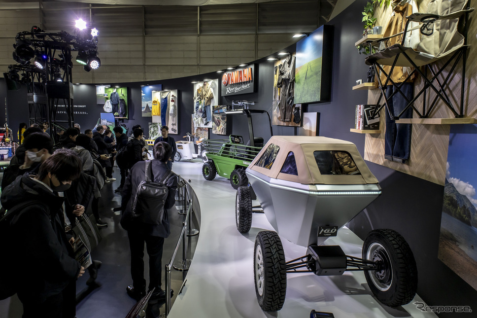 ヤマハ発動機の小型低速EVの汎用プラットフォームを使ったプロトモデル(東京オートサロン2024)《写真撮影 山内潤也》