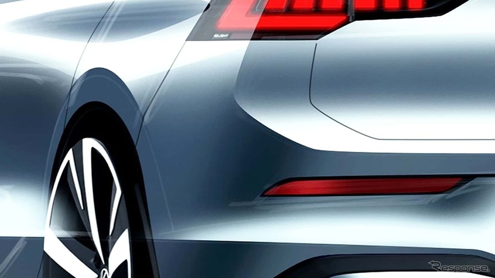 フォルクスワーゲン・ゴルフ 改良新型のスケッチ《photo by VW》