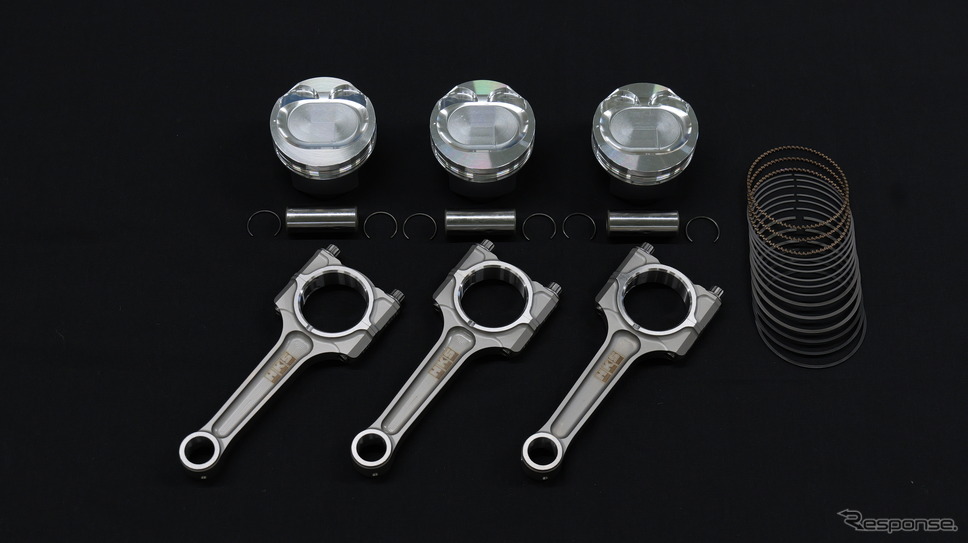 BCDピストン+コンロッドキット内容《画像提供 HKS》