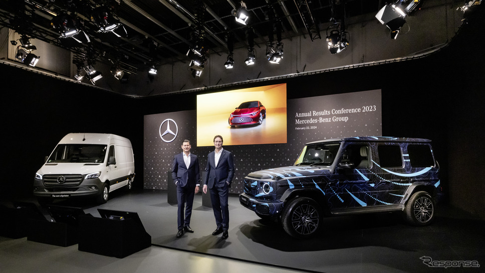 メルセデスベンツグループ2023年年次決算説明会《photo by Mercedes-Benz Group》
