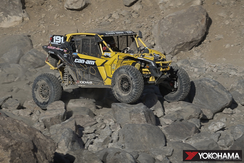 〈King of the Hammers〉の「4900 Can-Am UTV」レースで優勝したKyle Chaney選手の参戦車両（2023年）《画像提供 横浜ゴム》