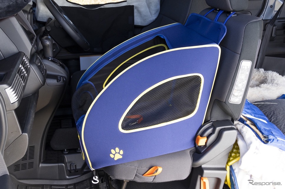 N-VAN x Honda Dog“1人と1匹車中泊バージョン”《写真撮影 宮越孝政》