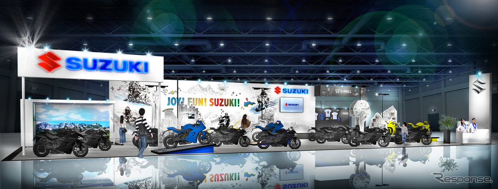 2024モーターサイクルショー スズキ ブースイメージ《写真提供 スズキ》