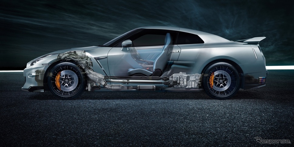 日産GT-R 2025年モデル（車体内部イメージ）《写真提供：日産自動車》