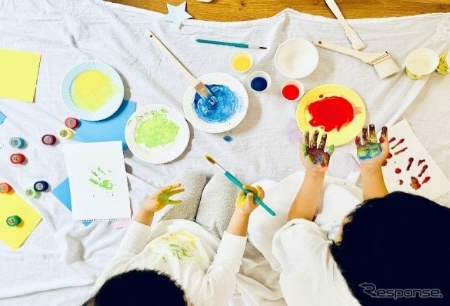 地域の子どもによる"こいのぼりアート"（イメージ）《写真提供：東京都》
