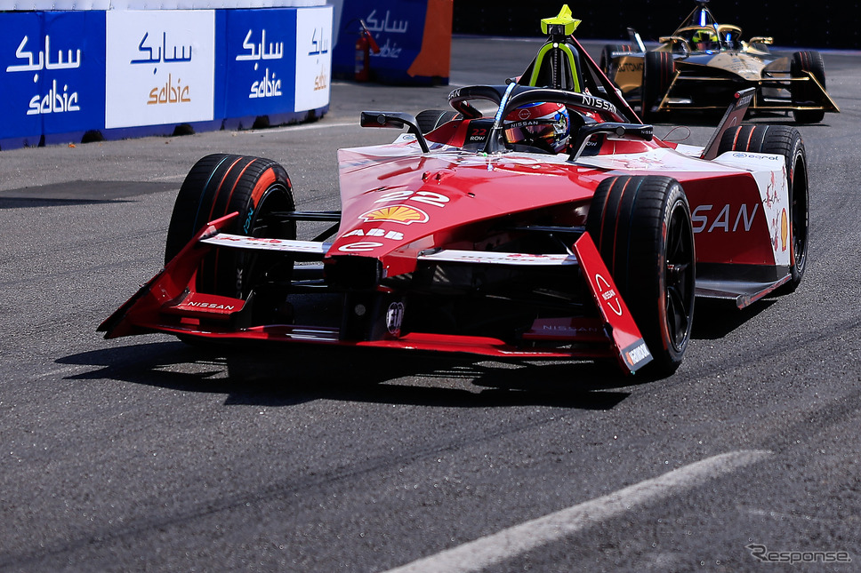 ニッサン/ニッサン(#22ローランド、サンパウロE-Prix)《Photo by Buda Mendes/Getty Images Sport/ゲッティイメージズ》