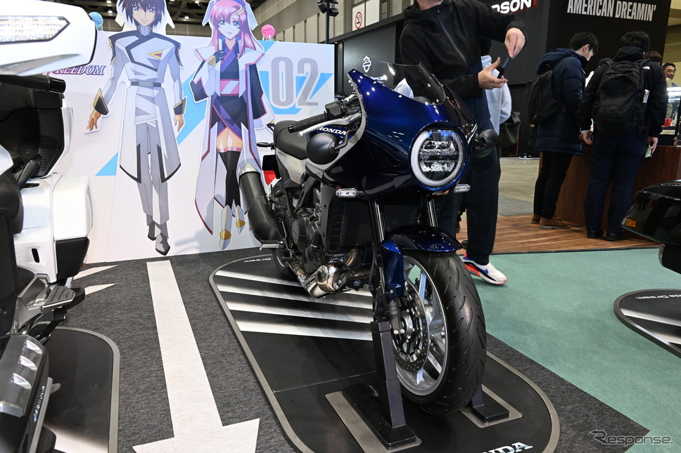 映画『機動戦士ガンダムSEED FREEDOM』に登場したホンダ ホーク11(東京モーターサイクルショー2024)《写真撮影 安藤貴史》