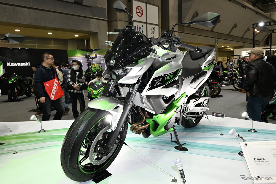カワサキ Z7 Hybrid（東京モーターサイクルショー2024）《写真撮影 安藤貴史》