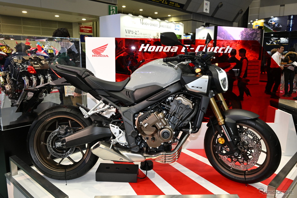 「Eクラッチ」を搭載するホンダ CB650R(東京モーターサイクルショー2024)《写真撮影 安藤貴史》
