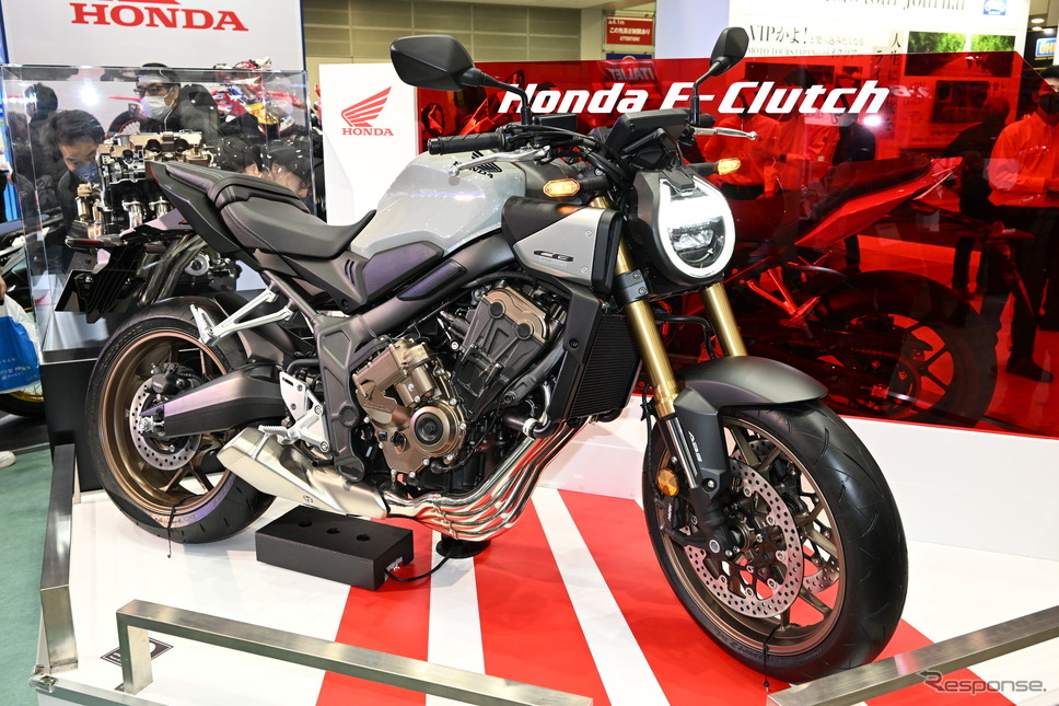 「Eクラッチ」を搭載するホンダ CB650R(東京モーターサイクルショー2024)《写真撮影 安藤貴史》