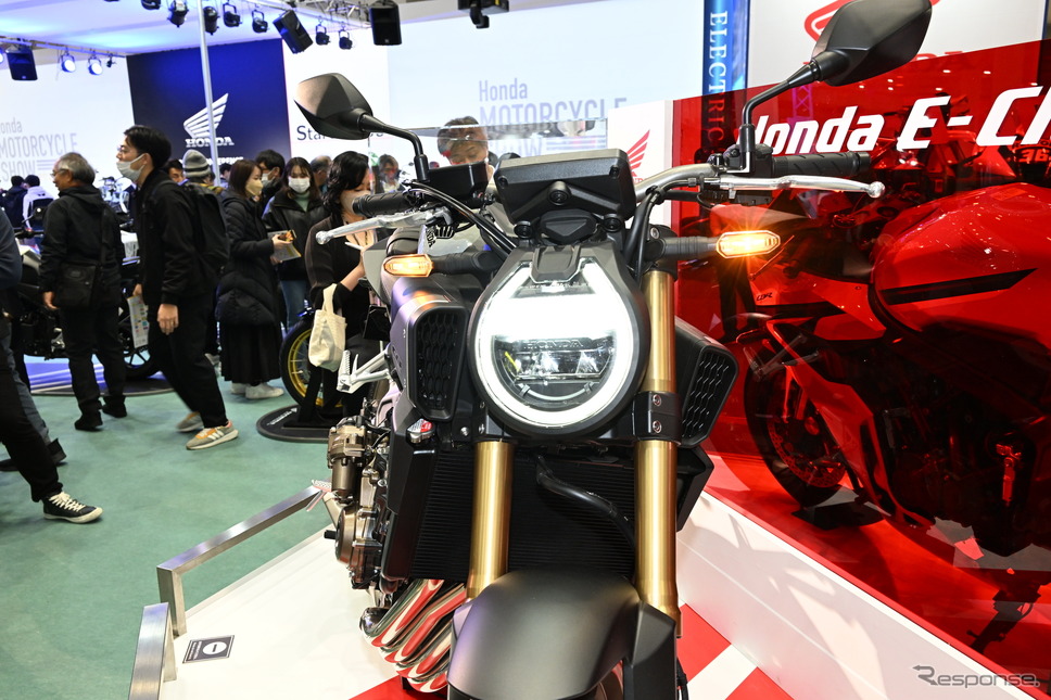 「Eクラッチ」を搭載するホンダ CB650R(東京モーターサイクルショー2024)《写真撮影 安藤貴史》