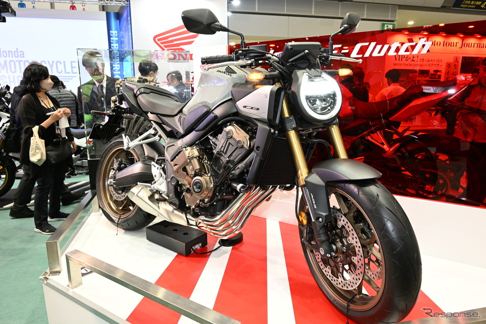 「Eクラッチ」を搭載するホンダ CB650R(東京モーターサイクルショー2024)《写真撮影 安藤貴史》