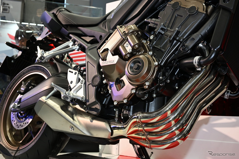 「Eクラッチ」を搭載するホンダ CB650R(東京モーターサイクルショー2024)《写真撮影 安藤貴史》