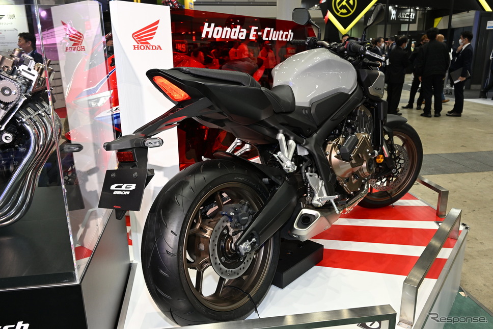 「Eクラッチ」を搭載するホンダ CB650R(東京モーターサイクルショー2024)《写真撮影 安藤貴史》