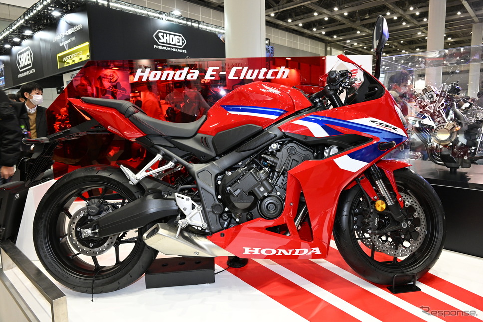 「Eクラッチ」を搭載するホンダ CBR650R(東京モーターサイクルショー2024)《写真撮影 安藤貴史》