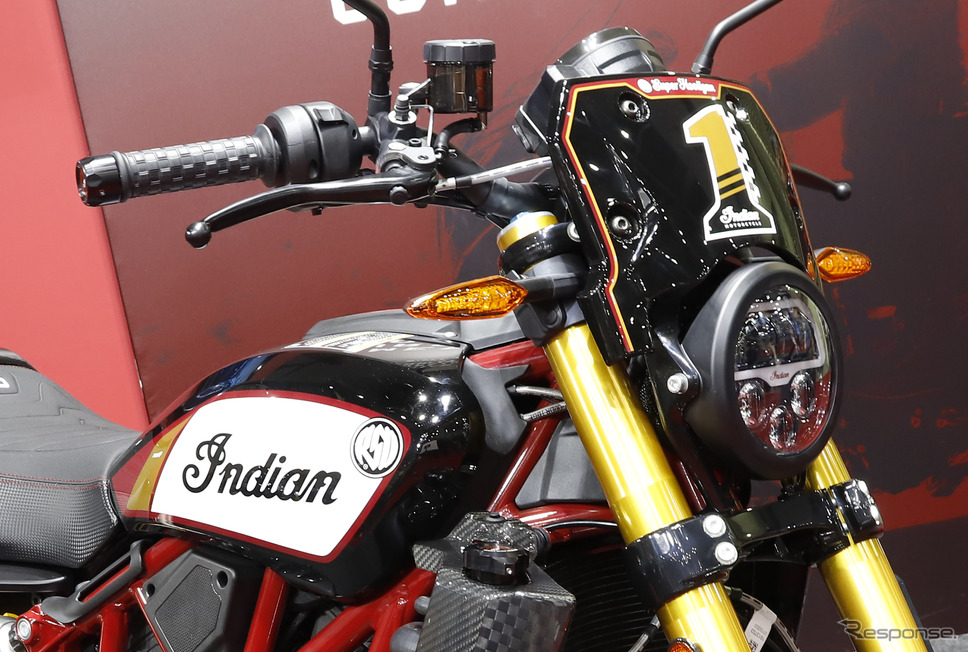 インディアン FTR x RSD Super Hooligan（東京モーターサイクルショー2024）《写真撮影 小林岳夫》