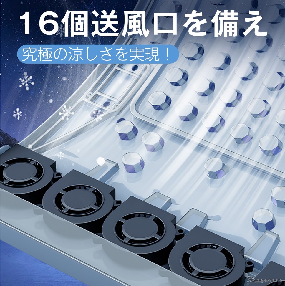 冷却機能付きシートクーラー《写真提供:文華》