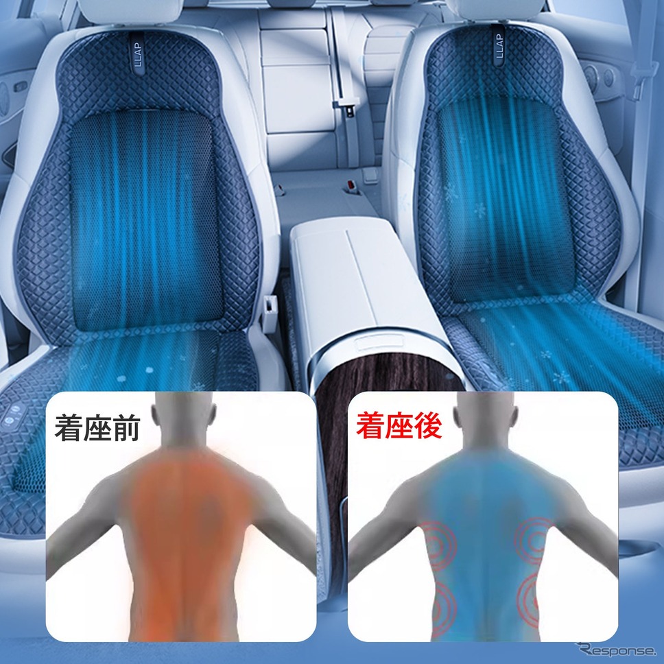 冷却機能付きシートクーラー《写真提供:文華》