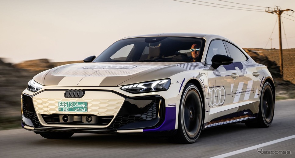 アウディ e-tron GT 改良新型のプロトタイプ《photo by Audi》