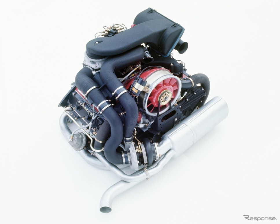3.3Lターボエンジン（991。レトロクラシックス2024出展予定）《photo by Porsche》
