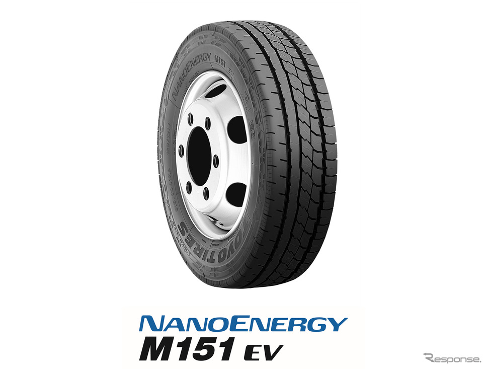 トーヨータイヤが耐摩耗性能と“低電費”性能を両立した小型EVトラック用リブタイヤ「ナノエナジー M151 EV」を発売《画像提供 トーヨータイヤ》