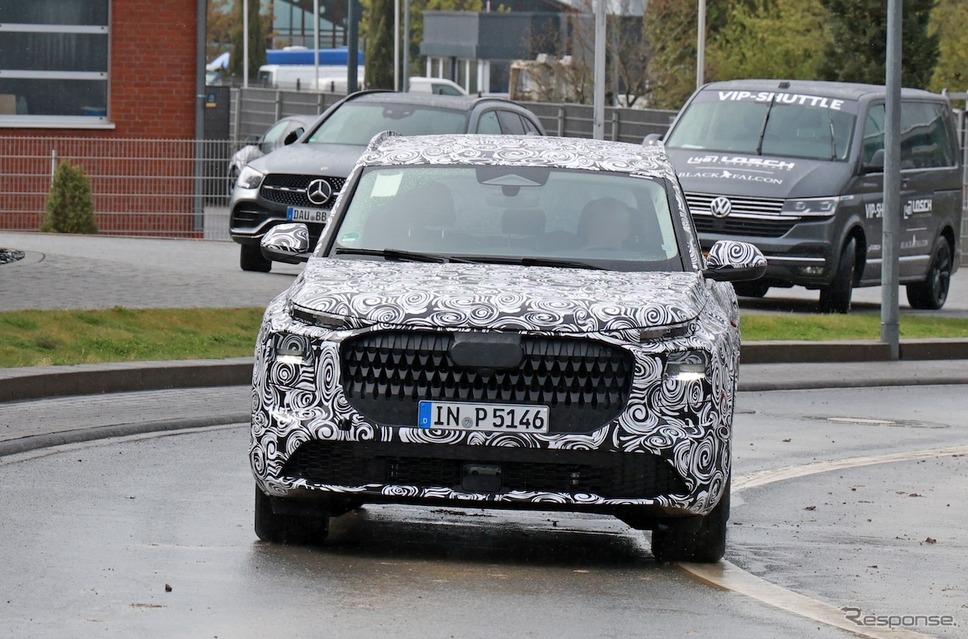 アウディ Q7 次期型プロトタイプ(スクープ写真)《APOLLO NEWS SERVICE》