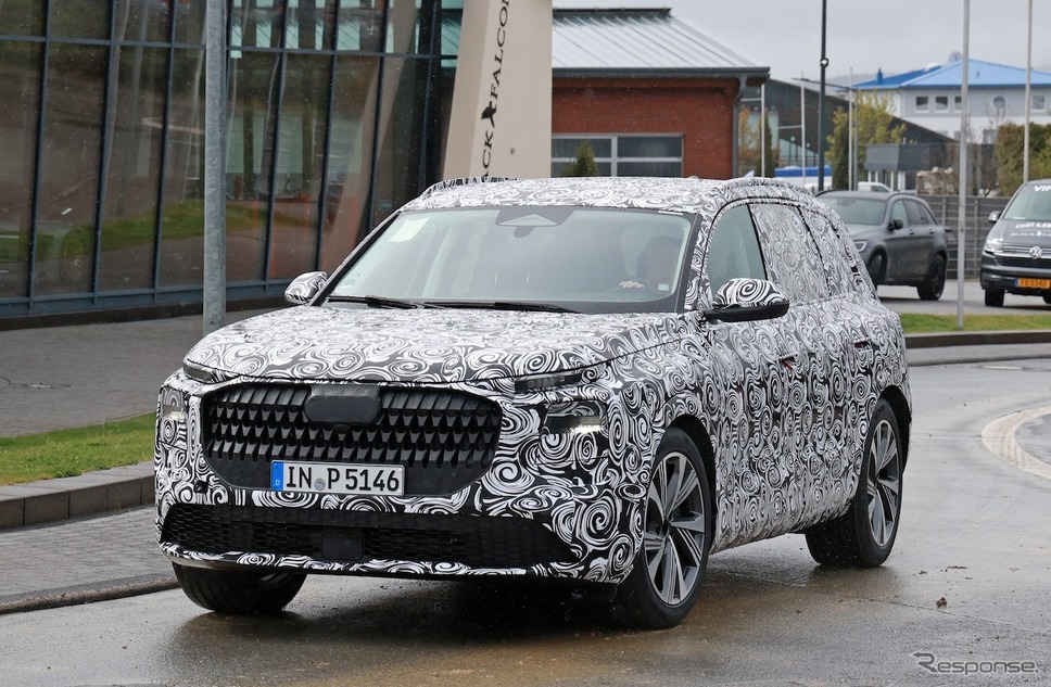 アウディ Q7 次期型プロトタイプ(スクープ写真)《APOLLO NEWS SERVICE》