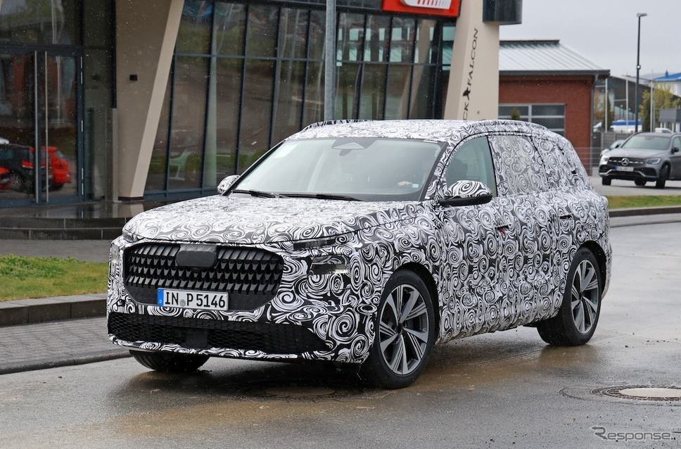 アウディ Q7 次期型プロトタイプ(スクープ写真)《APOLLO NEWS SERVICE》