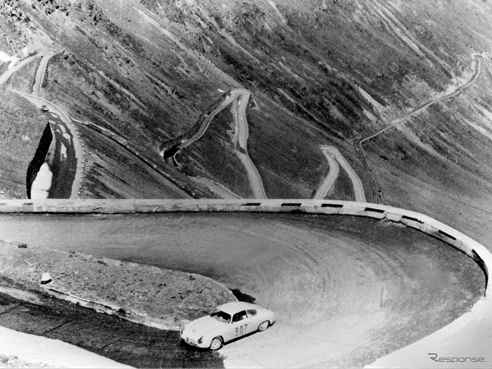 ラリーを走るジュリエッタ・スプリント・ヴェローチェ（1958年）《photo by Alfa Romeo》