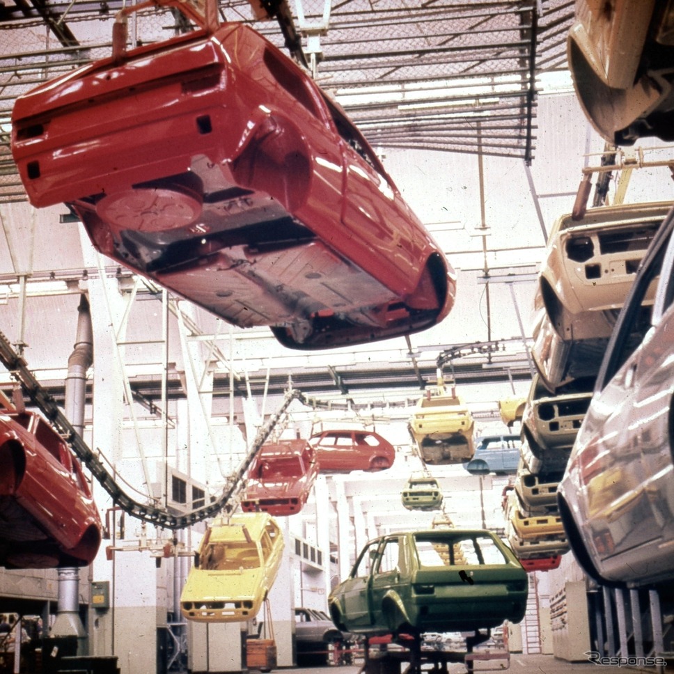 ゴルフ初代を生産するウォルフスブルク工場《photo by VW》