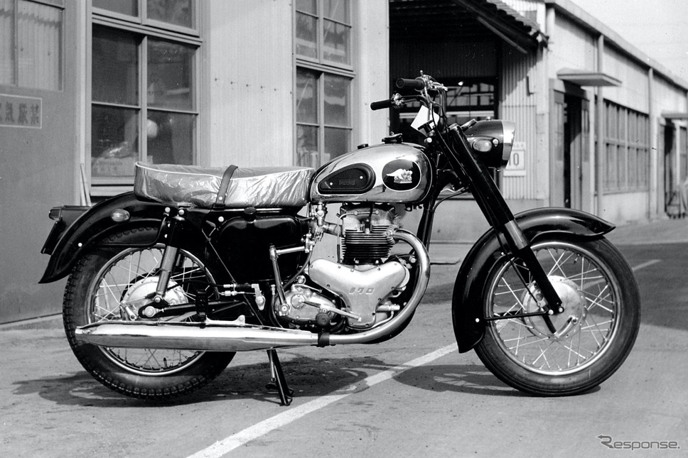 スタミナK1(1960年)《写真提供 カワサキモータース》