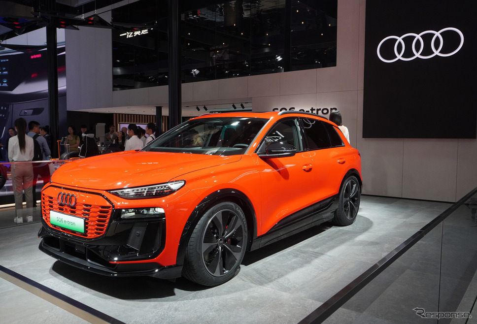 アウディ SQ6 e-tron(北京モーターショー2024)《写真撮影 宮崎壮人》