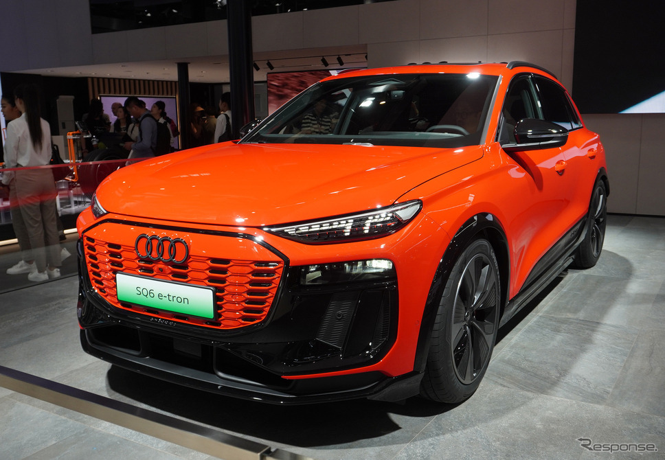 アウディ SQ6 e-tron(北京モーターショー2024)《写真撮影 宮崎壮人》