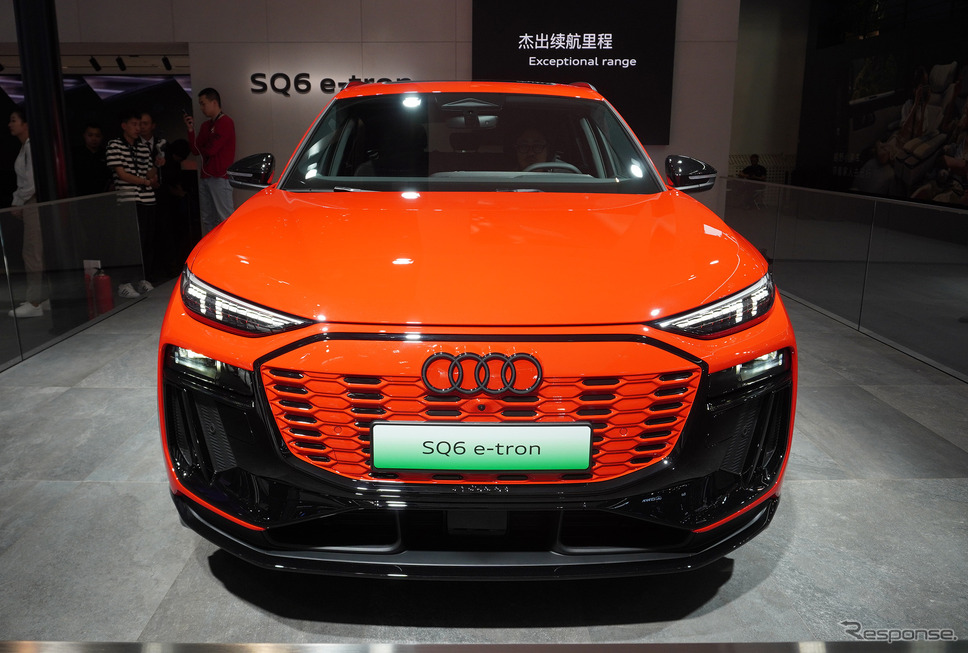アウディ SQ6 e-tron(北京モーターショー2024)《写真撮影 宮崎壮人》