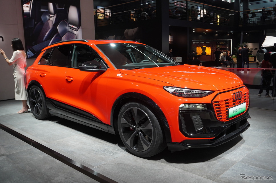 アウディ SQ6 e-tron(北京モーターショー2024)《写真撮影 宮崎壮人》