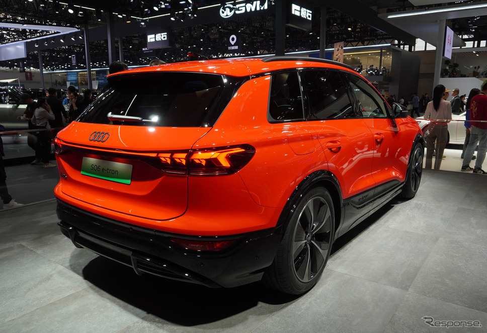 アウディ SQ6 e-tron(北京モーターショー2024)《写真撮影 宮崎壮人》