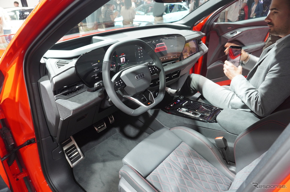 アウディ SQ6 e-tron(北京モーターショー2024)《写真撮影 宮崎壮人》